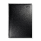 Black Custom Decorated A5 Diary, hardcover, 2022 embossed on the top right corner.