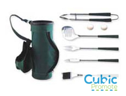 Custom BBQ Golf Caddy Gift Set