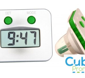 Custom Eco Hydro Clock Square
