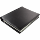 Black binder with tab dividers, perfect for your Halifax Premium Yearly Diary.