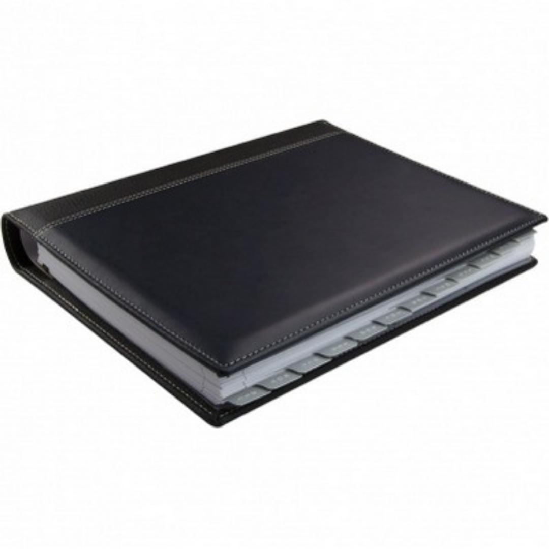 Logo Customised Management Diaries with tabbed dividers, perfect for management use.