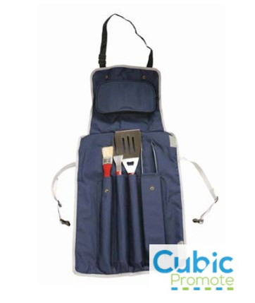 Promo BBQ Apron & Tools