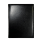 Closed The Kentville Deluxe A5 Diary in black leather, photographed on a white background.