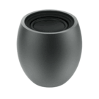 The Intense Bluetooth Speaker in matte black, egg-shaped, shown on a white background.