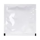 A sealed, white rectangular foil packet.