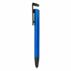Blue Plastic Stylus Phone Stand with black clip and tip, shown on a white background.