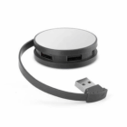 Dales USB Hub with 3 ports and a short cable shown on a white background.