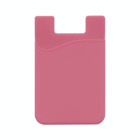 Moors Mobile Phone Wallets: Pink silicone wallet with top notch sticks securely to your phone.