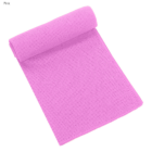 Everglades single layer pink cooling towel rolled up on a white background.