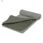 A rolled Everglades double layer cooling towel with a textured grey mesh on white background.