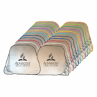 Promotional Foldable Car Sun Shades with Adventist Education logo—ideal for sunny days.