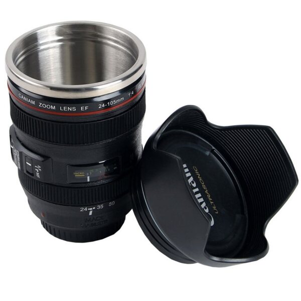 Novelty Canon Lens Style Promotional Mugs