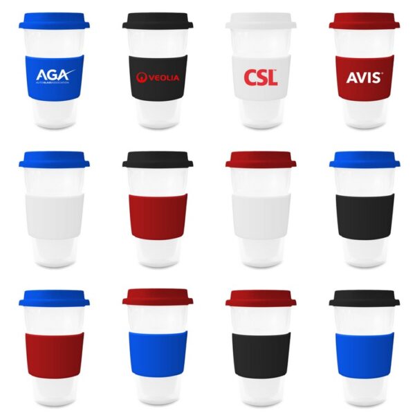 Glass Coffee Cups With Thick Band