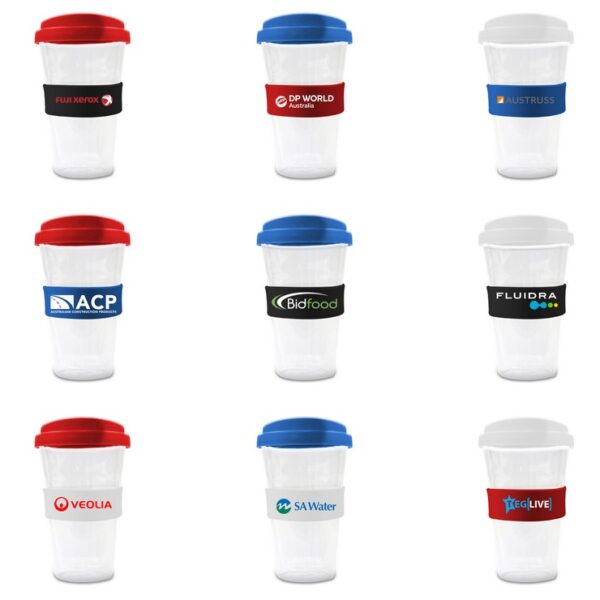 Glass Coffee Cups With Thin Band