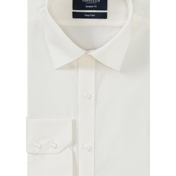 Van Heusen Mens Euro Fit Shirt Solid Ivory