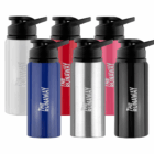 Five Hobart Promotional Aluminium Drink Bottles in five colors, labeled The Runaway.
