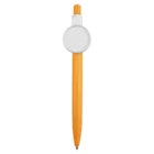 Event Branded Pens With Badge Button shown vertically on a white background.