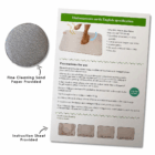A Kyoto Promotional Drying Bath Mat with fine cleaning sandpaper on a white background.