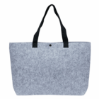 Promotional Paris Felt Tote Bags with black handles, shown on a plain white background.