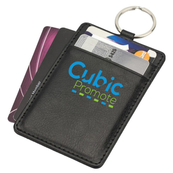 Slim Logo Emblazoned Privacy Protected Card Keeper