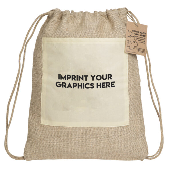 Eco-Friendly Logo Printed Drawstring Bags