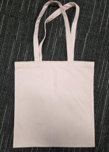 white blank tote bag