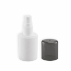 30ml Logo Decorated Hand Sanitiser Sprays, white plastic bottle with cap beside it.