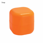 Personalised Lip Balm Cubes Vanilla: small orange square, perfect for custom lip balm gifts.