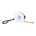 White tape measure with black wrist strap and Water Conservation Campaign logo on side.
