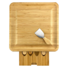 Madison Promotional Bamboo Cheese Boards with utensil drawer.