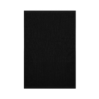 A black Custom Logo Cotton Sports Towel on a white background.