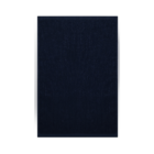 Rectangular dark blue Custom Logo Cotton Sports Towel on plain white background.
