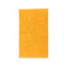 Custom Logo cotton sports towel, orange rectangular on white background.