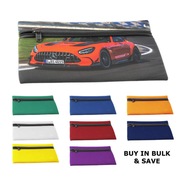 Large Neoprene School Pencil Cases