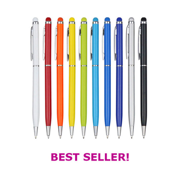 Skinny Stylus Pens Logo Branded
