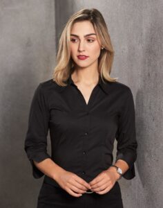 Ladies 3/4 sleeve executive apparel