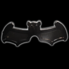Costume Bat LED Glasses with stylized wings on a dark background.