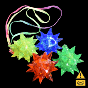 Flashing Crystal Star Necklace