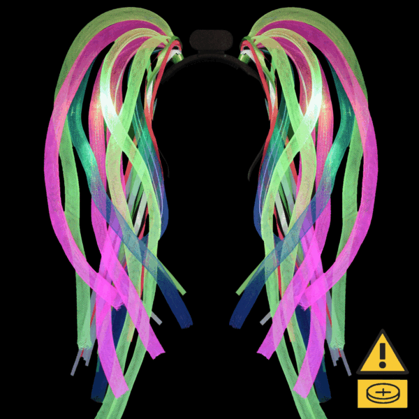 Light Up Dreadlock Headband