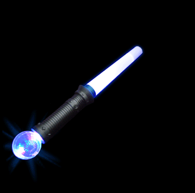 Extendable Sword with Flashing Disco Ball