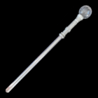 Flashing Disco Sword with a crystal orb, glowing against a black background.