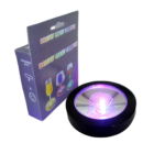 Flashing Drink Coaster lights up and adds color to your beverages.
