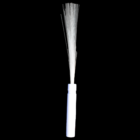 Rainbow wand with glowing strands on a black background.