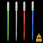 Four Night Marker Stakes with LED on a black background.