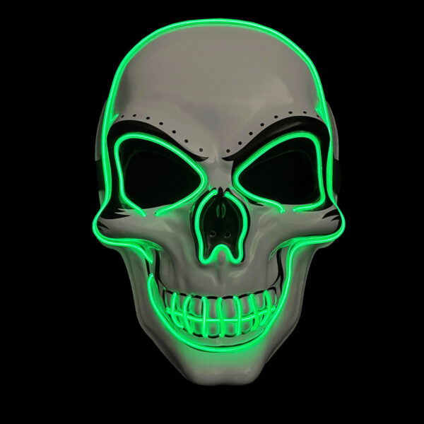 Light up Glow Skull Mask