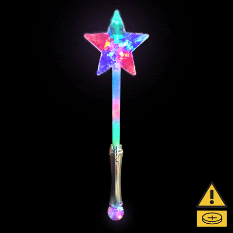 Star Wands with 3 Flashing Functions