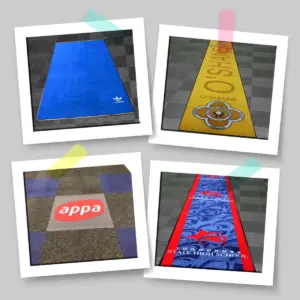 different_custom_hall_runner_and_mats