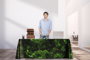 Rpet Throw Table Cover 6Ft (1800Mm)