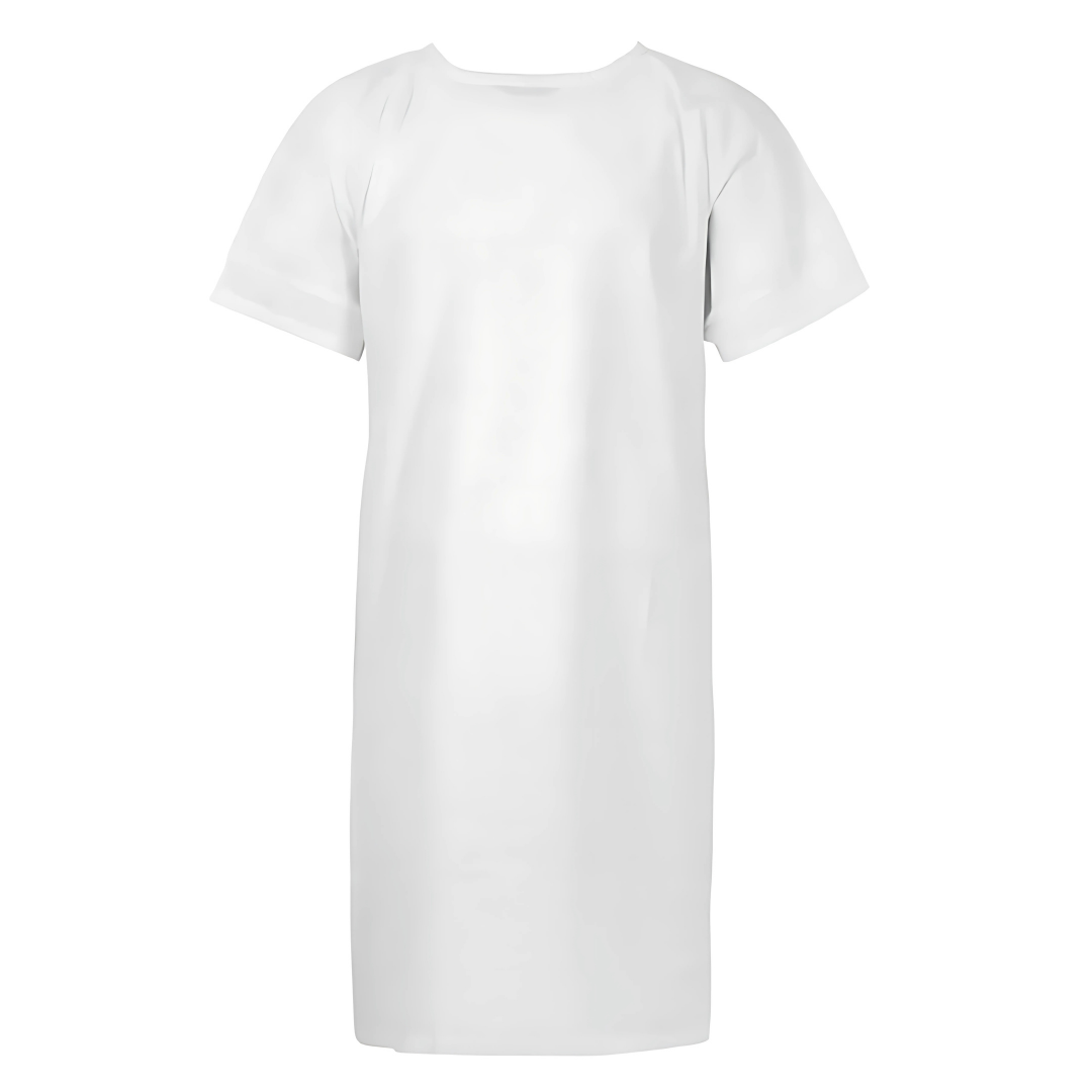 Conwy Short Sleeve Patient Gowns against a white background.