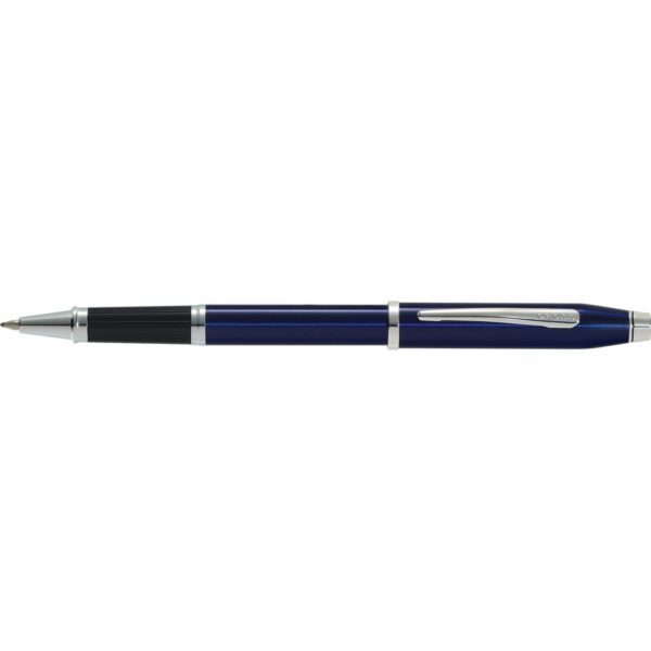 Cross Century II Blue Rhodium Rollerball Pens